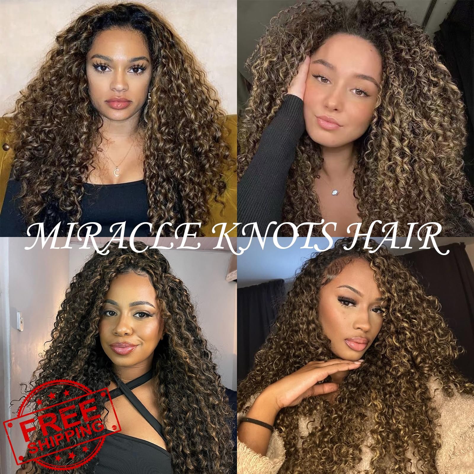 Ltredky 18 Inch 120g 4/27 Highlight Ombre Crochet Hair