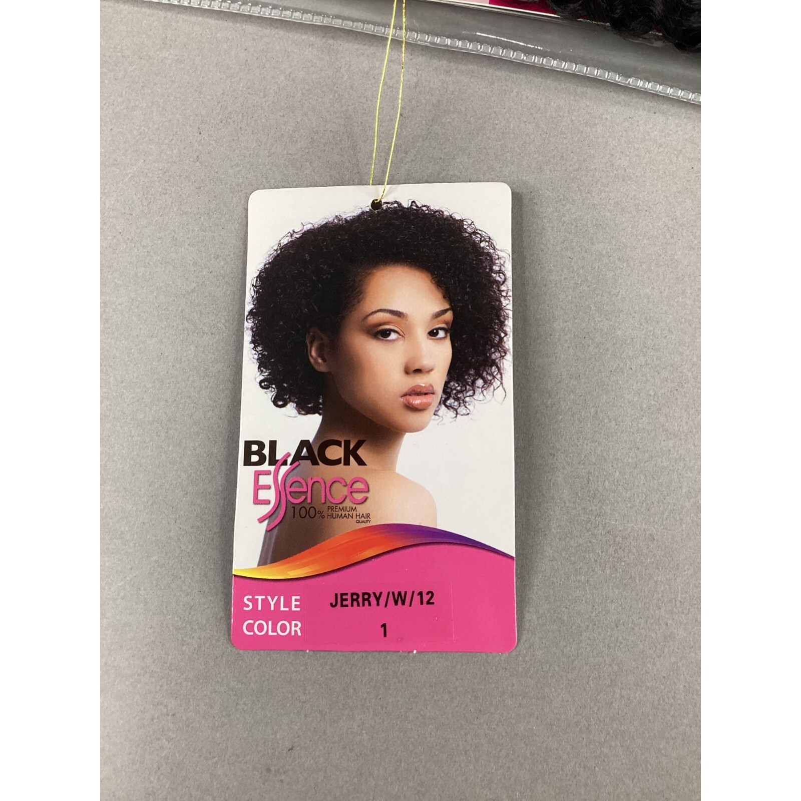 12″ Short Jerry Curl Color #1 Jet Black Blended Hair Extensions Track