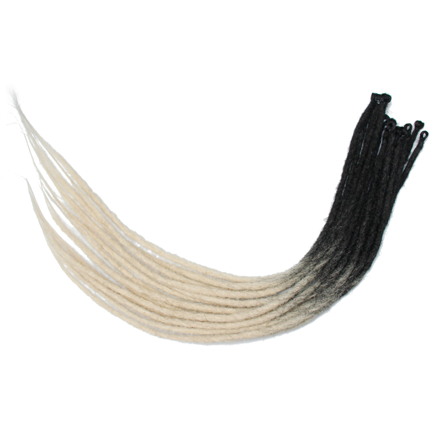 24″ Ombre Soft Dreadlocks Thin 0.6cm Handmade Dreads Loc Hippie Dreads Extension