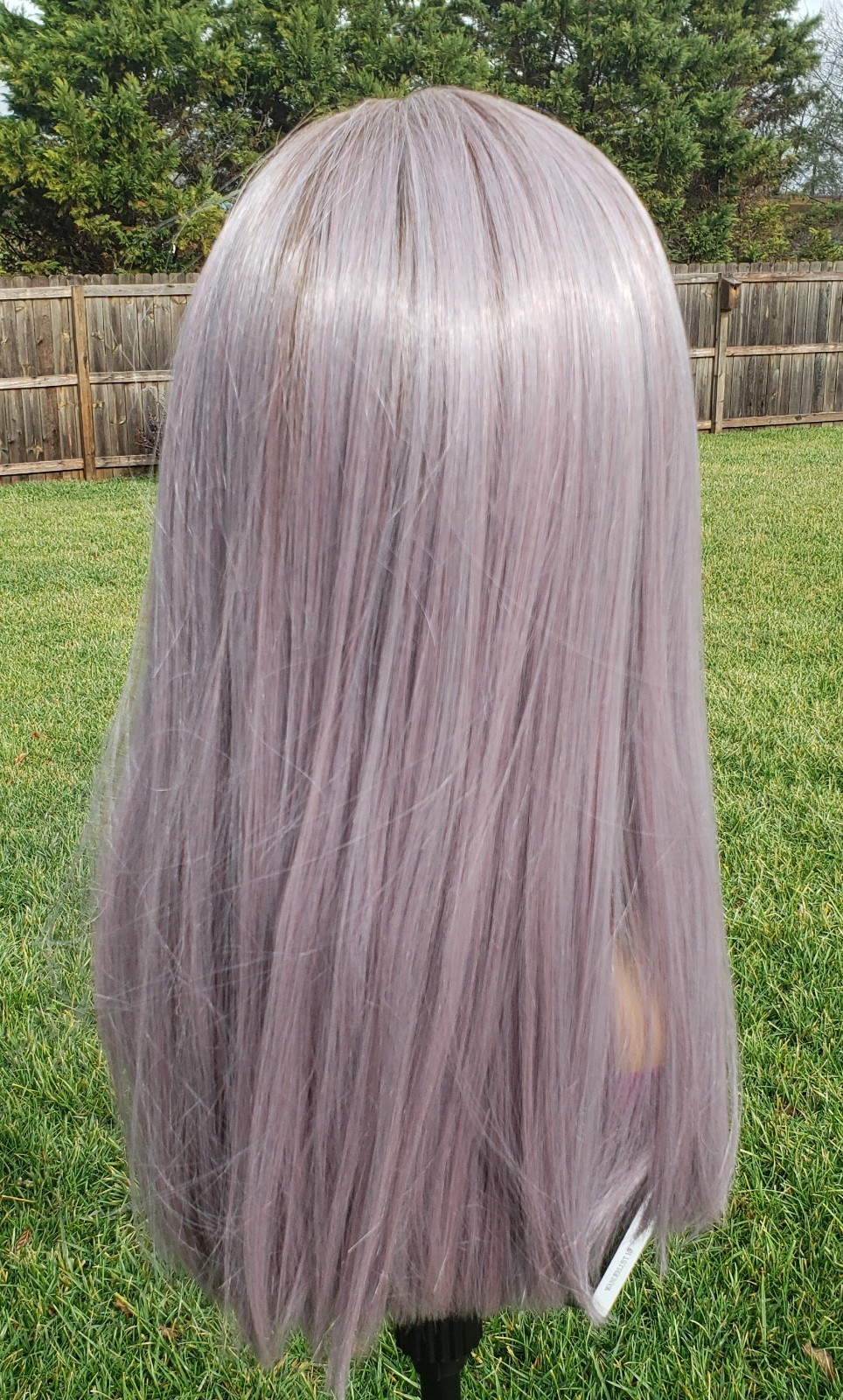 Belle Tress Wanderlust Wig Iced Lavender Latte NEW w/tags LACEFRONT MONOPART 1
