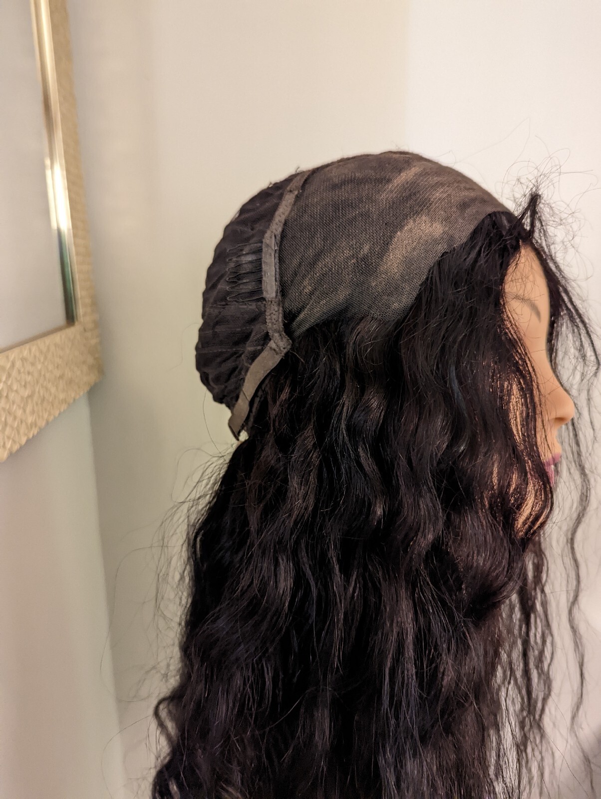 High Quality regular Top 26 to 28″ straight 100% Virgin Human Hair Lace Wig