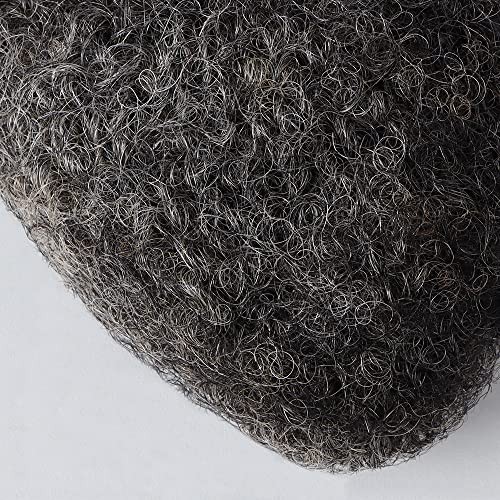Afro kinky Hair Bulk,4c 100% Human Hair For 10 Inch 30gx1pack Salt & Pepper