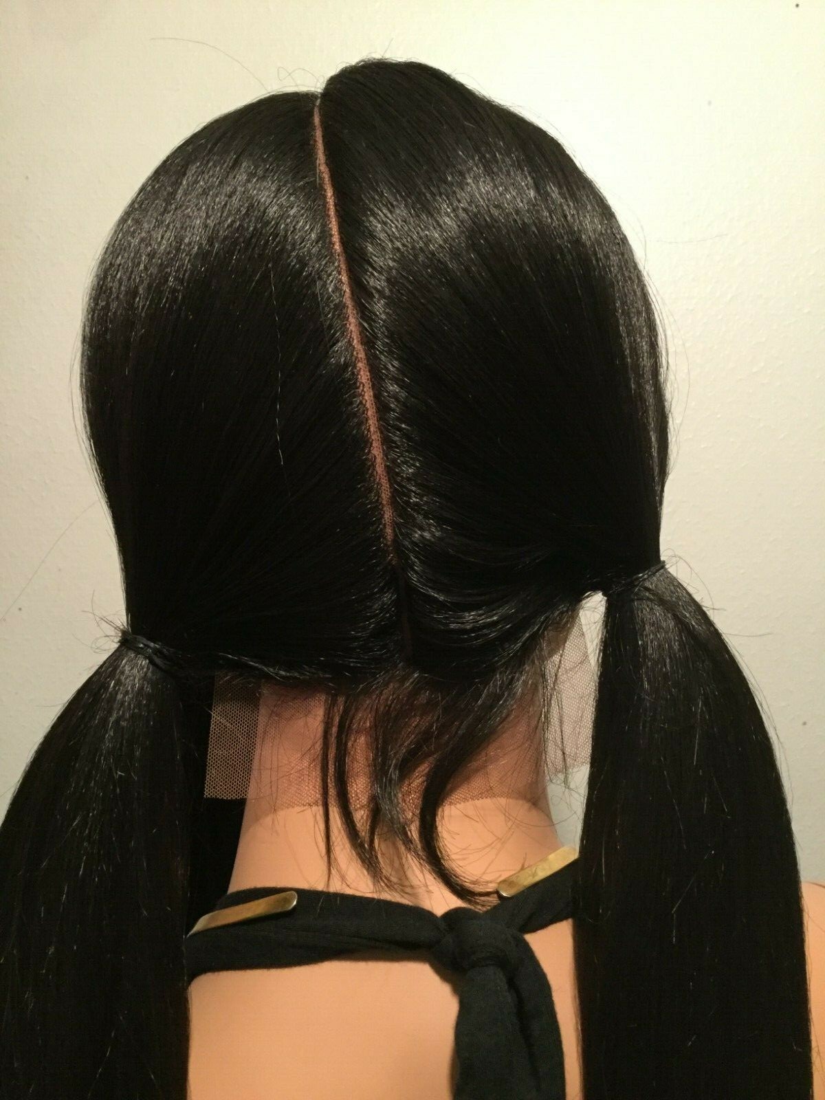 NWT Vanessa Human Hair Blend Designer Lace Front 3 Way Part Wig Long Straight