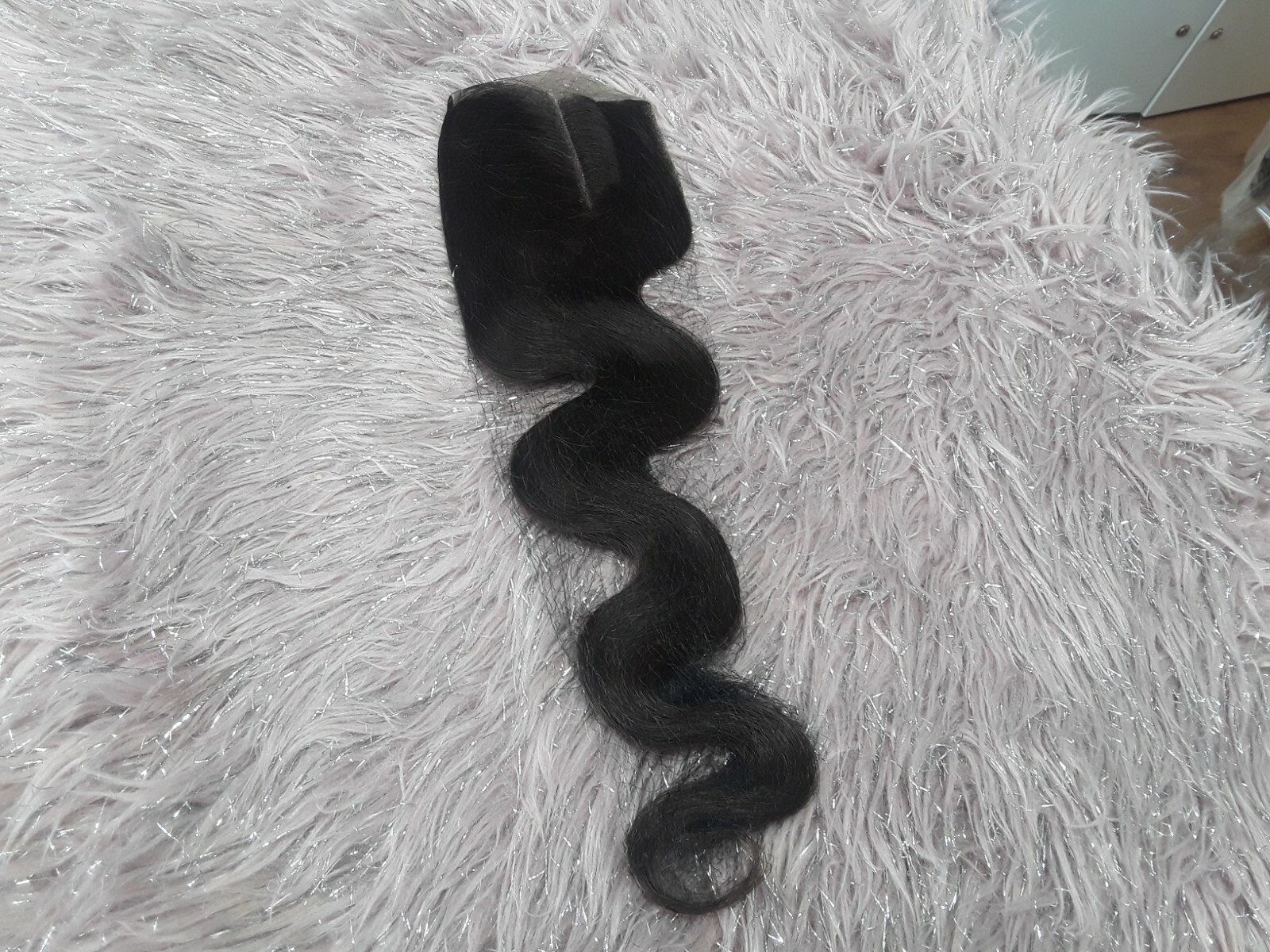12A 22INCH BRAZILIAN VIRGIN HUMAN HAIR COLOUR 2# LACE CLOSURE 4X4 SIZE BODY WAVE