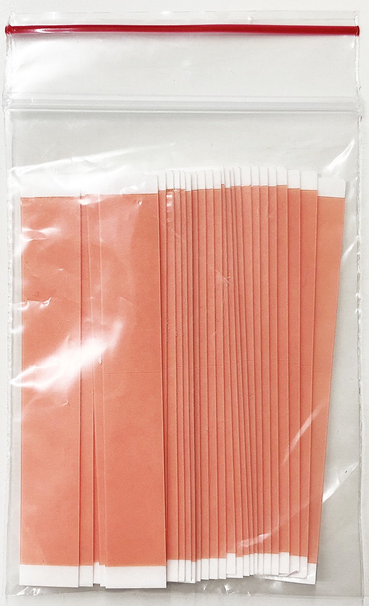 WALKER 1/2″ X 3″ SENSI-TAK STRAIGHT STRIPS TAPE 36 PCS LACE WIG/TOUPEE ADHESIVE
