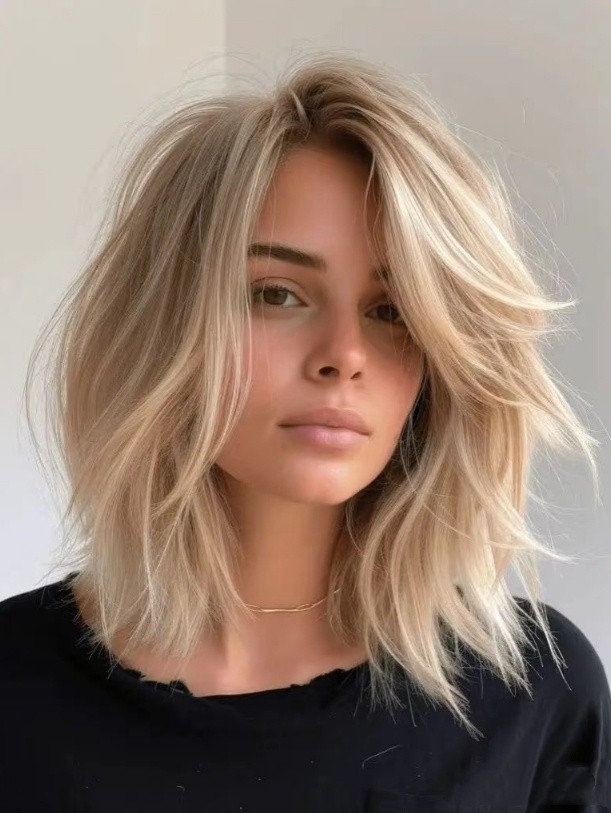Ombre Platinum Blonde Wigs Human Hair 13×4 Lace Front Wigs
