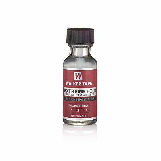 WALKER TAPE EXTREME HOLD SILICONE BASED GLUE LACE WIG ADHESIVE MAXIMUM WEAR .5OZ