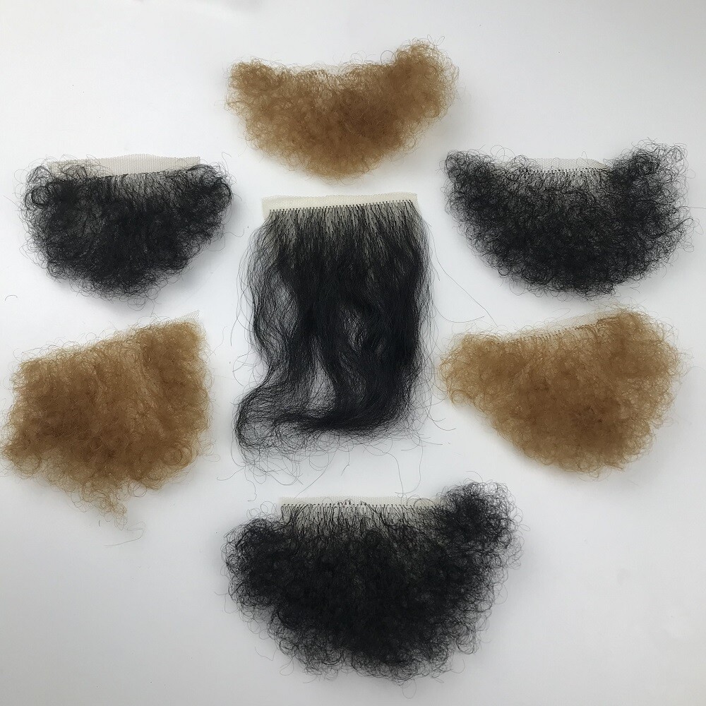 US Stock Realistic Fake Pubic Hair High Temperature Wire Private Use Silicone