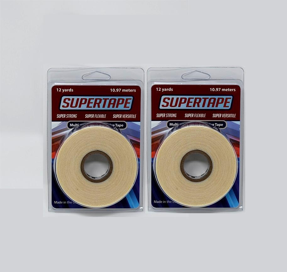 SuperTape Super Tape Double Sided Lace Wig Hair Extension 3/4″ X 12 Yard(2 Pack)