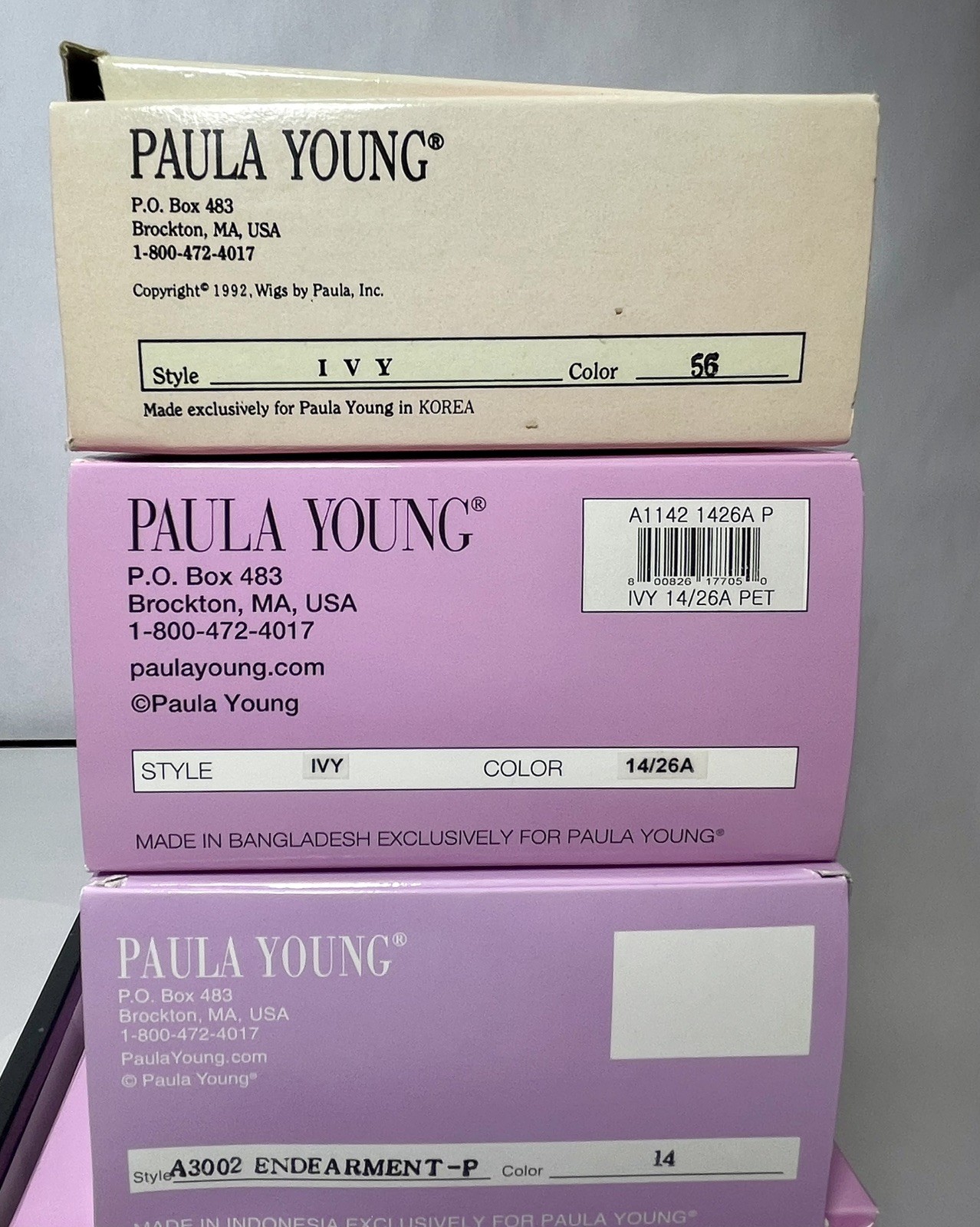 Lot of Paul Young and Hairdo Hair U Wear Wigs Short Cut