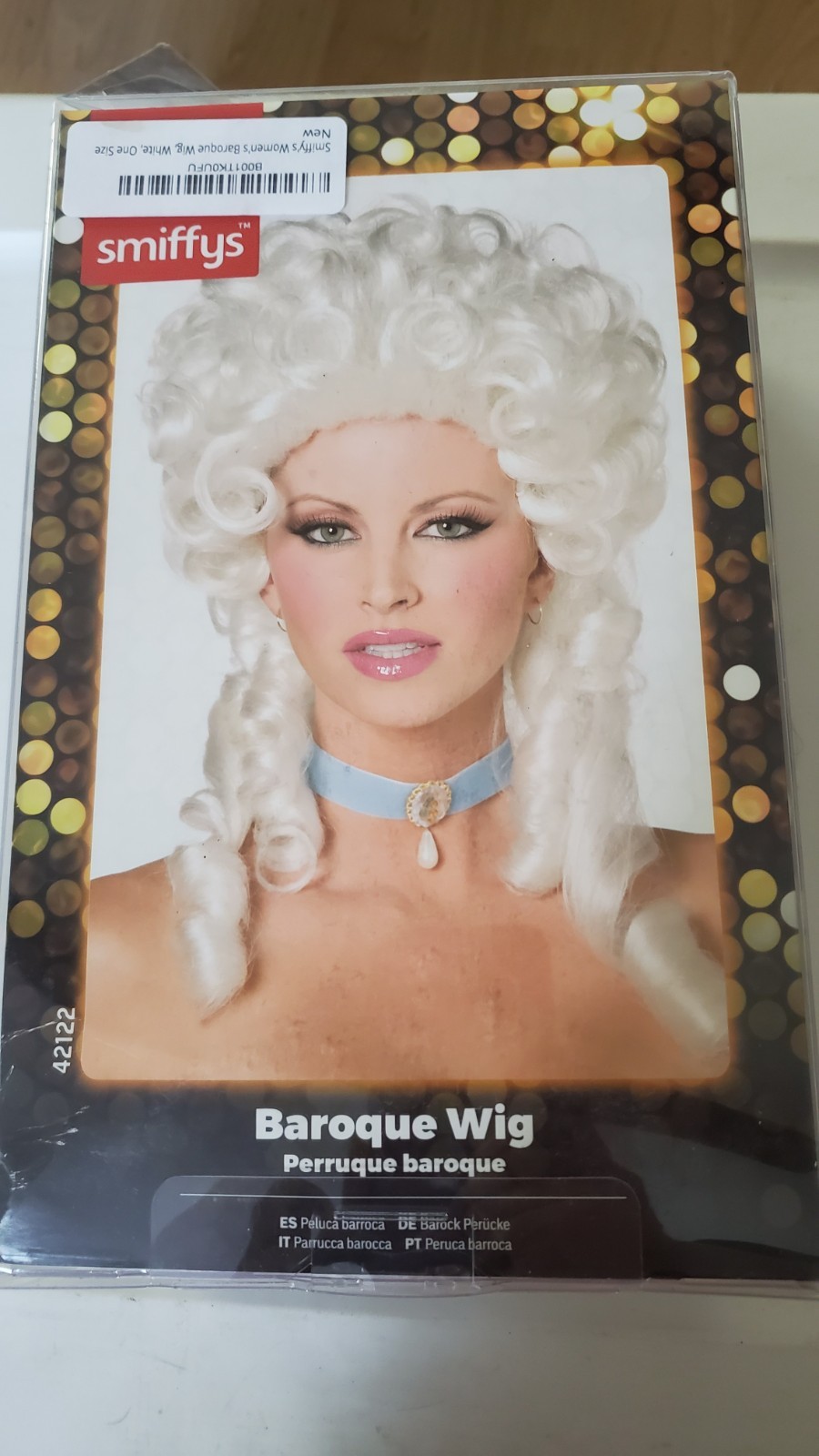 NIB Smiffy’s Women’s Baroque Marie Antoinette Wig One Size Halloween Cosplay