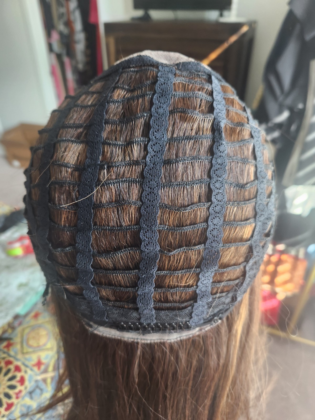 Lux Fiber Free Part Wig In Gorgeous Brunette