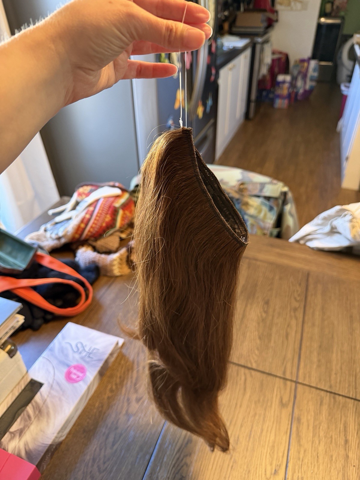 She Flip N Go 100% Remy Human Hair 16”-18” Brown #4