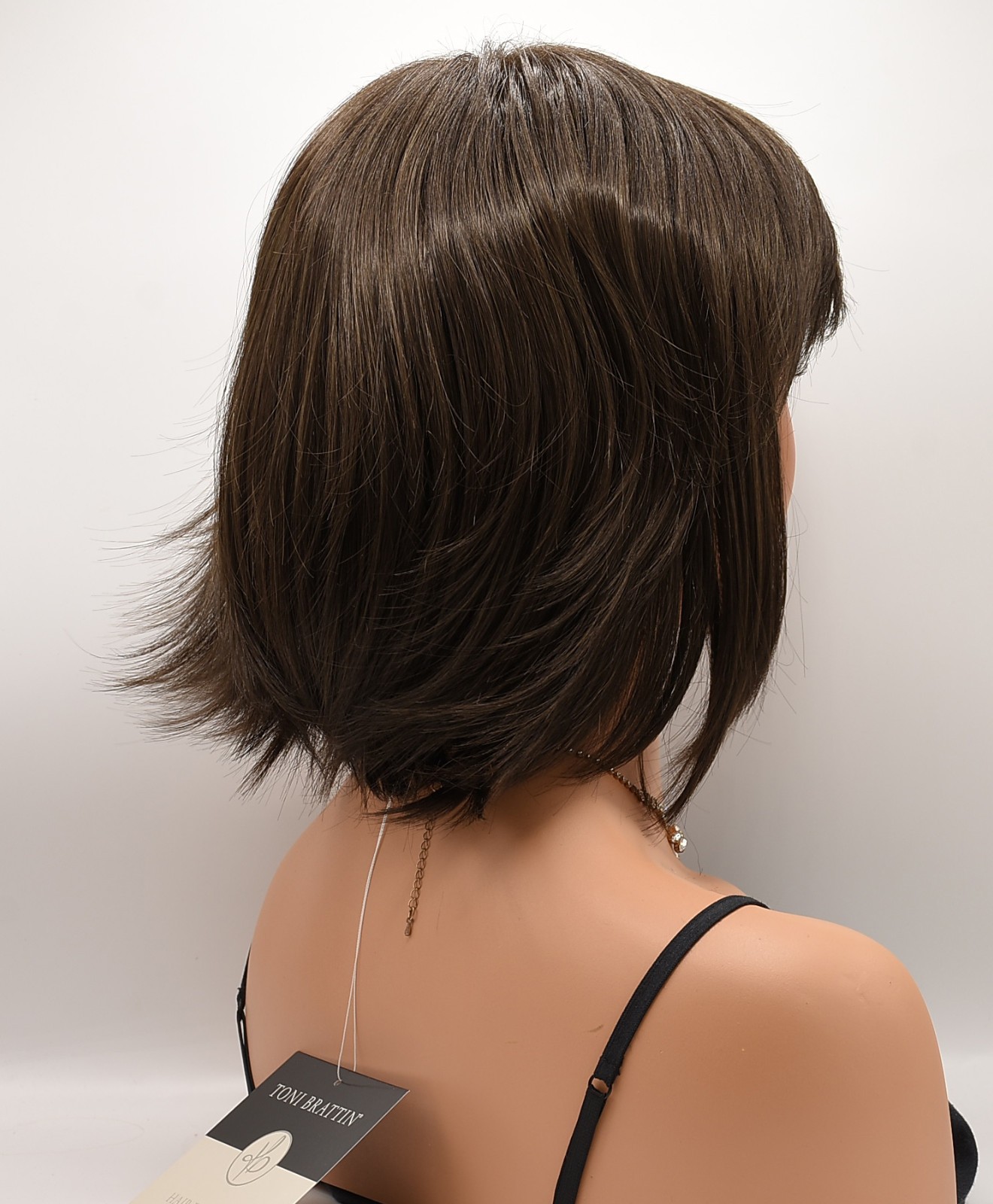 WHISPER REGULAR Wig by TONI BRATTIN, Dark Brown *CLEARANCE* Avg Sz, HeatFriendly