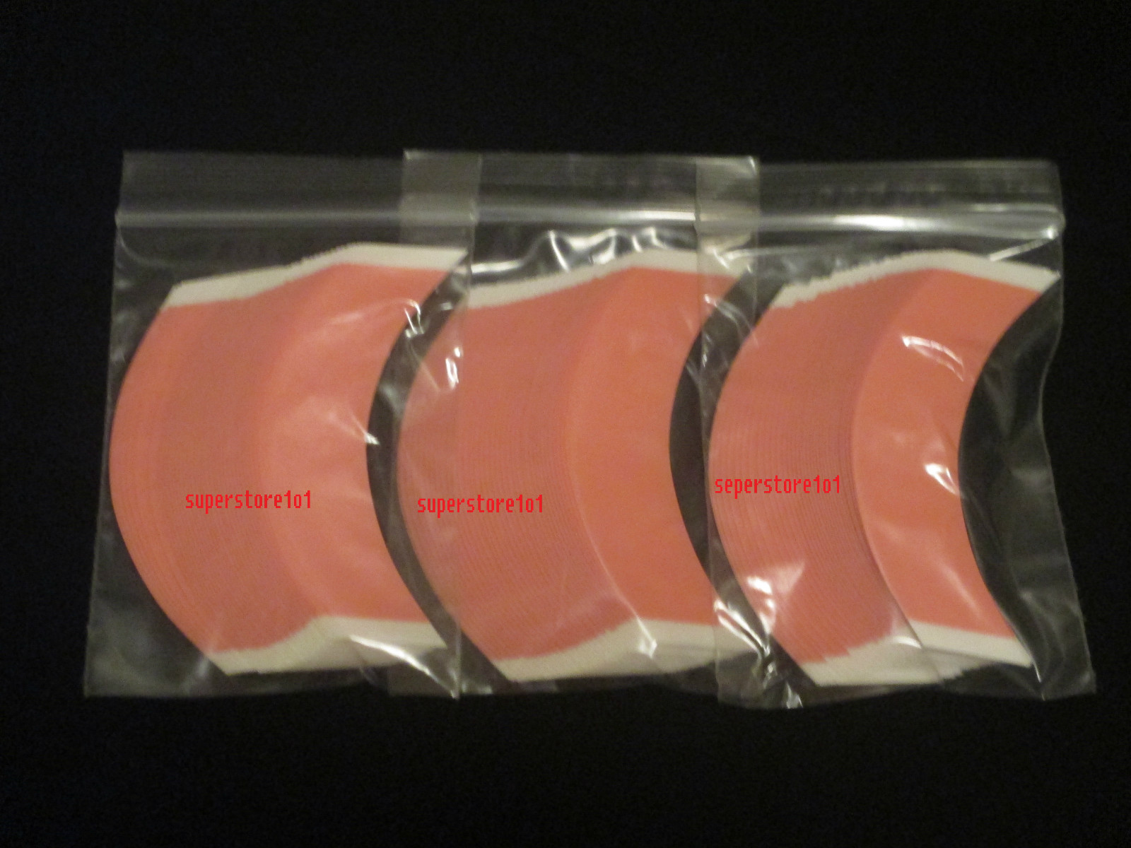 Walker “CC” Contour Sensi -Tack Red Liner Tape ( 108 Strips ) ~ Wigs & Toupee.