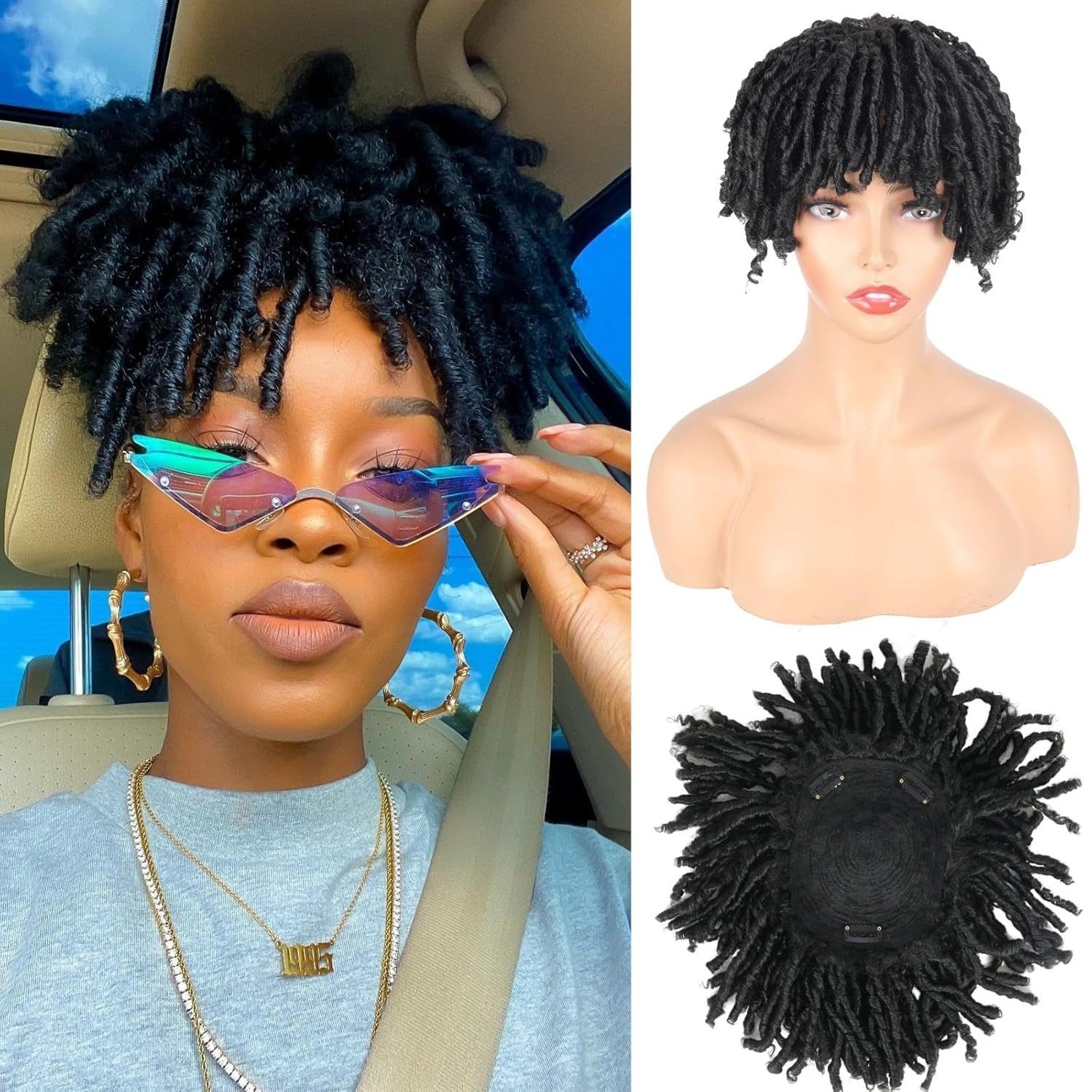 6 Inch Hollow Braided Synthetic Hair Weaving Extension Piece For African Women