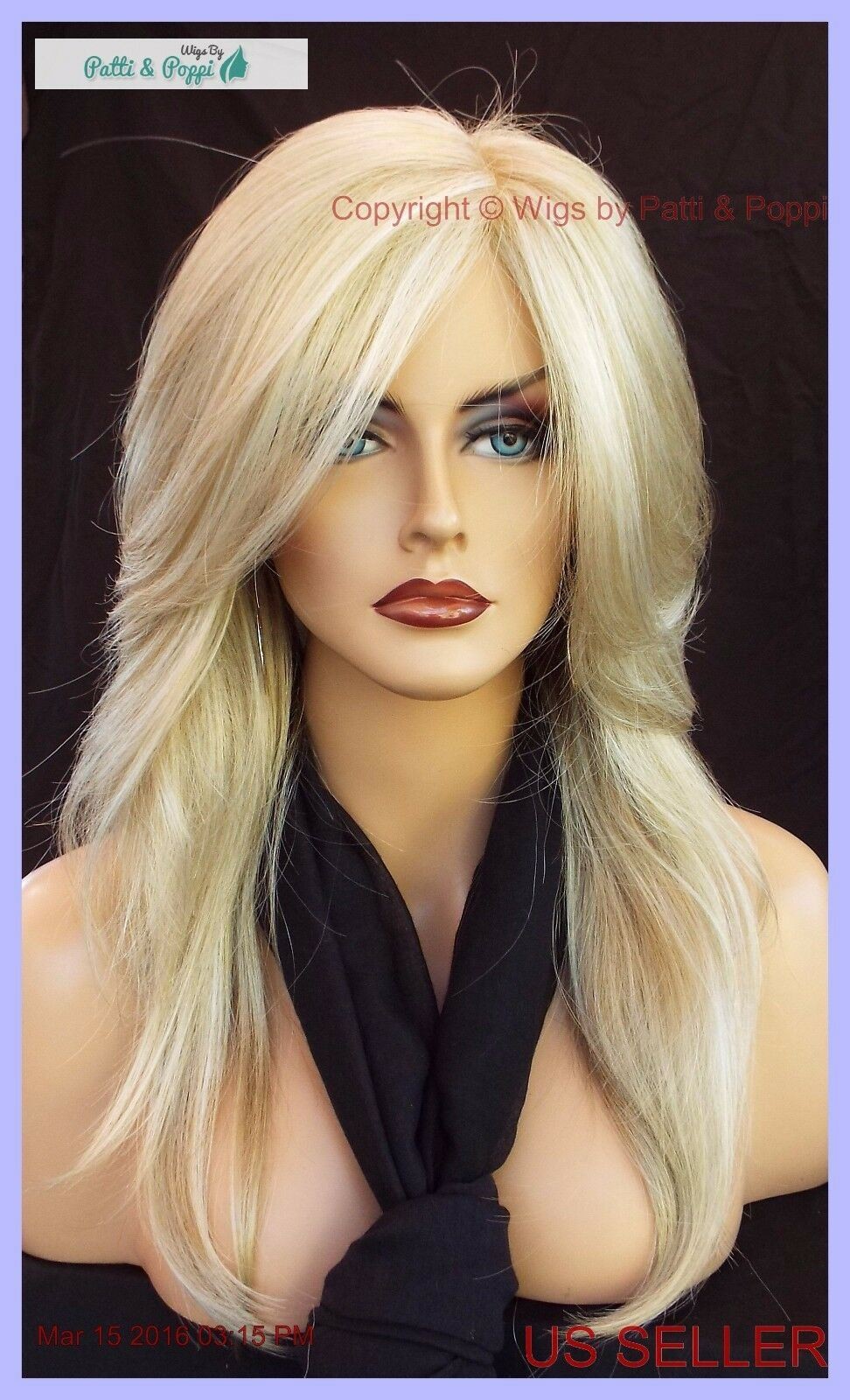 SHILO NORIKO RENE OF PARIS MONOTOP WIG STUNNING SEDUCTIVE STYLE CLR CREAMY BLOND