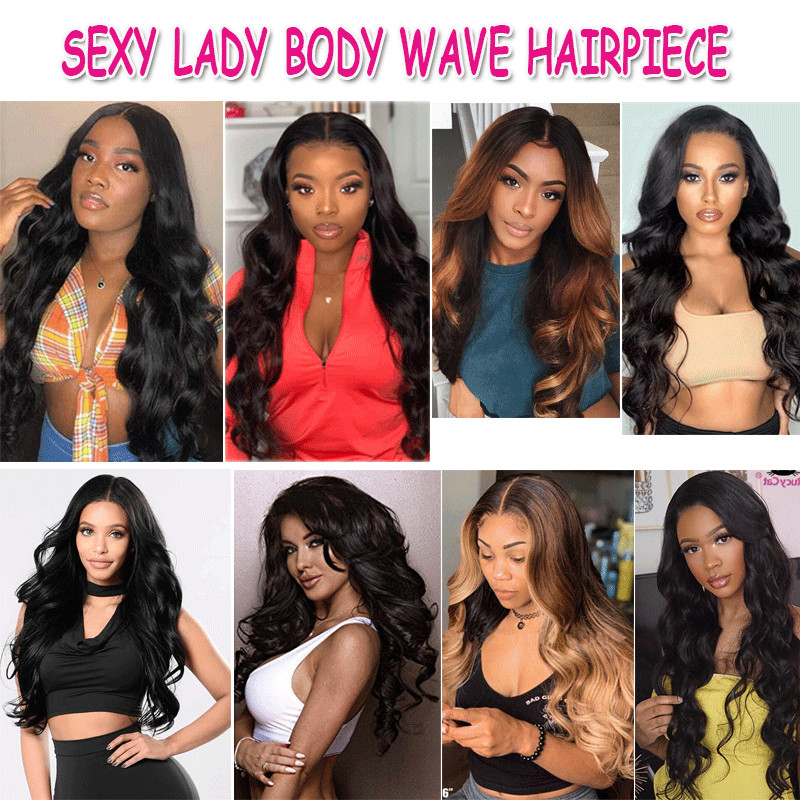 Brazilian Body Wave 100% Soft Hair Piece 3 Bundles 300g As Human Hair Extensions