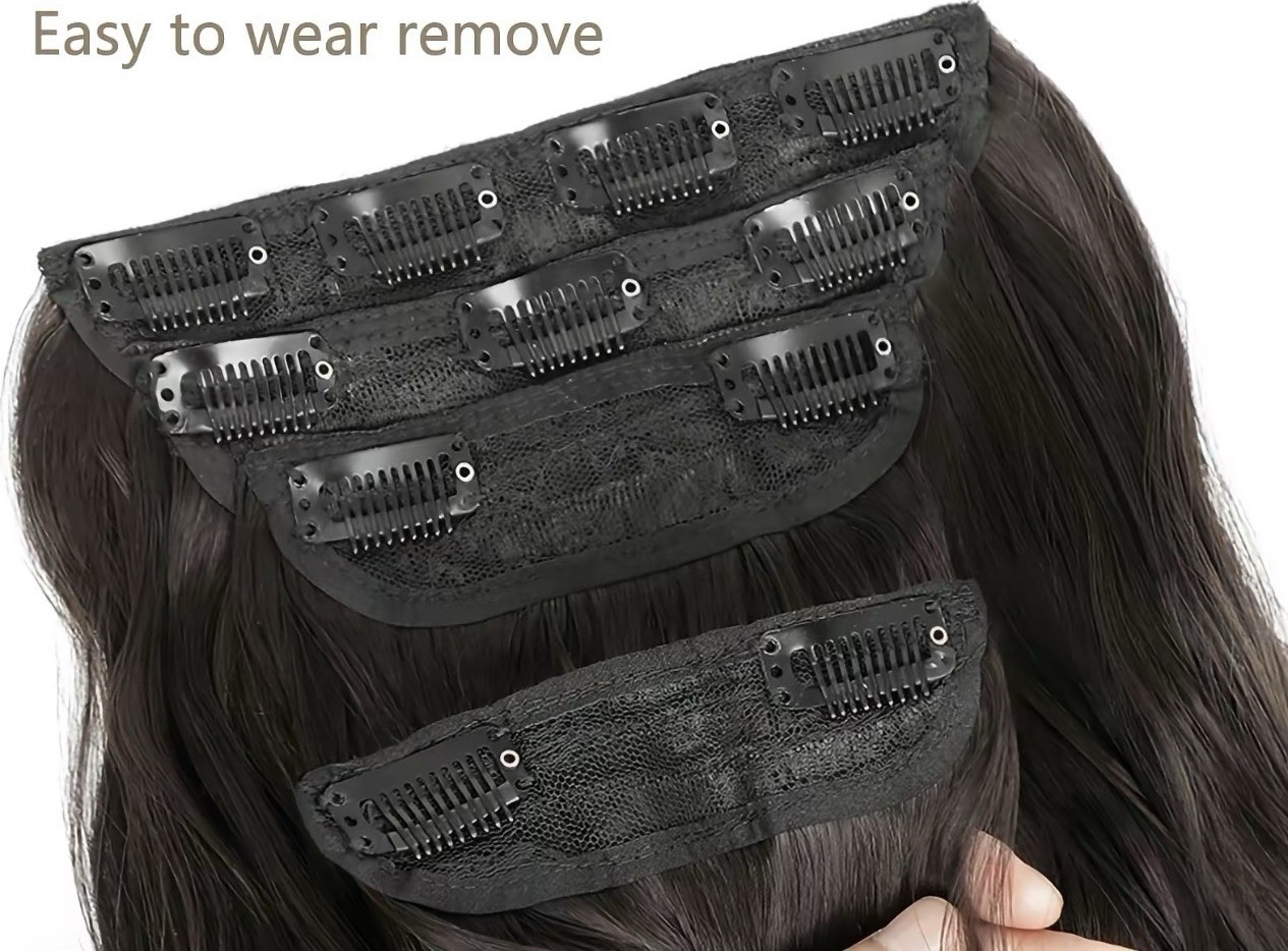 AISI 24in Ash brown Hair clip extensions