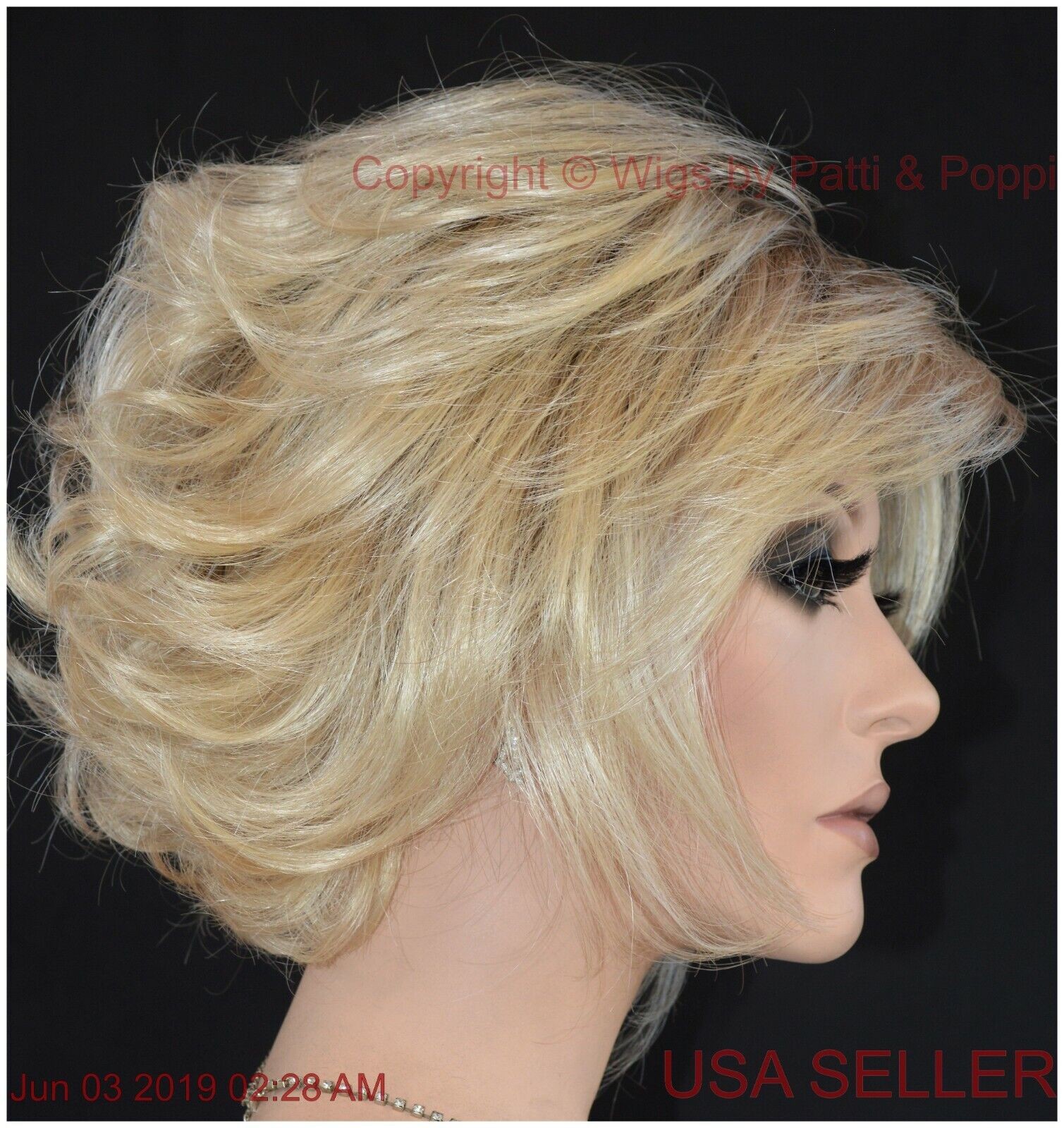 Charlotte Tressallure Rooted Blond Silky Sand tousled Bob TIMELESS STYLE -1