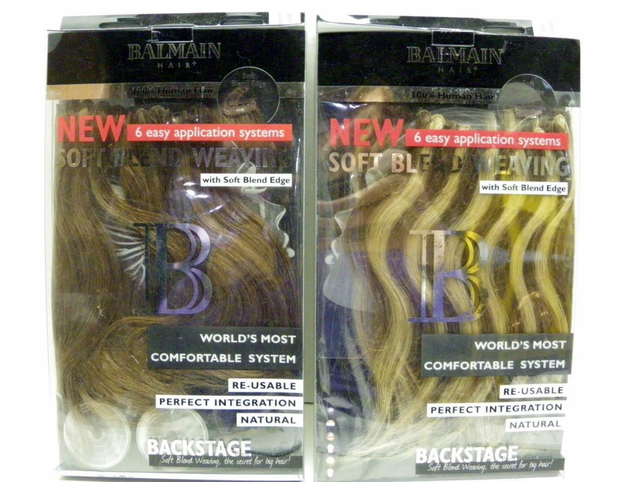 Balmain Human Hair Extensions Soft Blend Weaving U-Pick Length 15.8″ or 9.8″