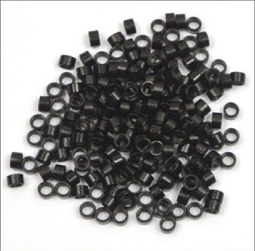 4mm Micro Ring Beads Links For Stick Tip Human Hair Extensions Feather Hair 1000
