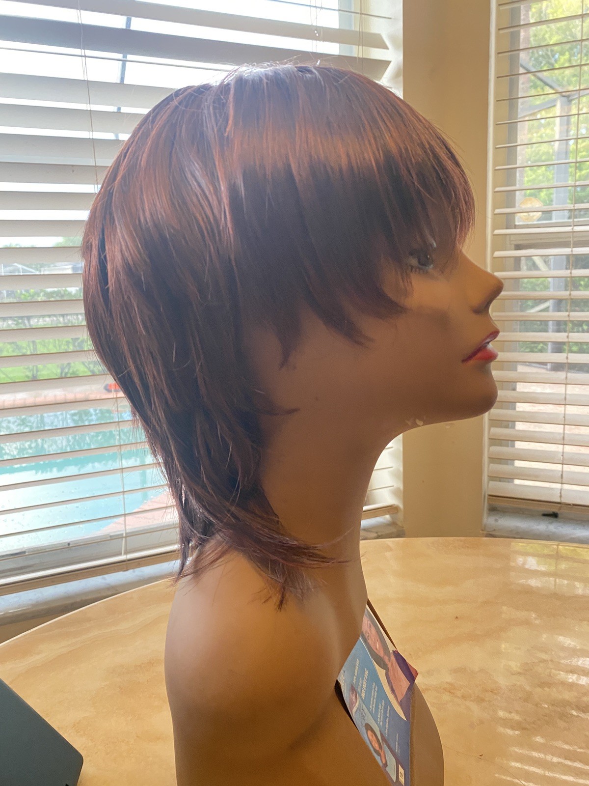 MODERN WAY FASHION PRINCESS WOMEN’S SYNTHETIC SHORT WIG – DARK BROWN