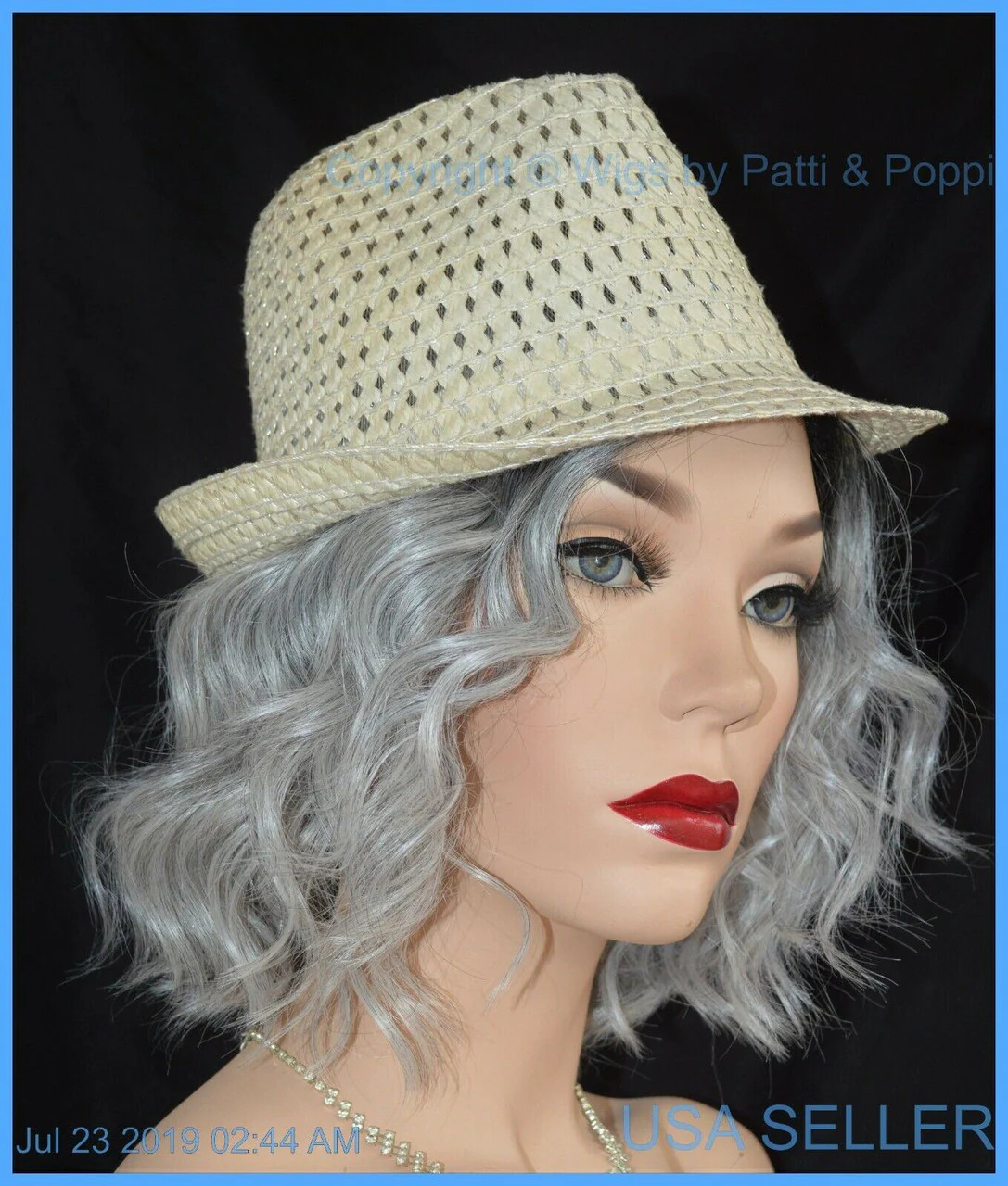 ATTITUDE RENE OF PARIS Orchid Wigs – LACE FRONT – New WAVY SILVER MIST ROOTED