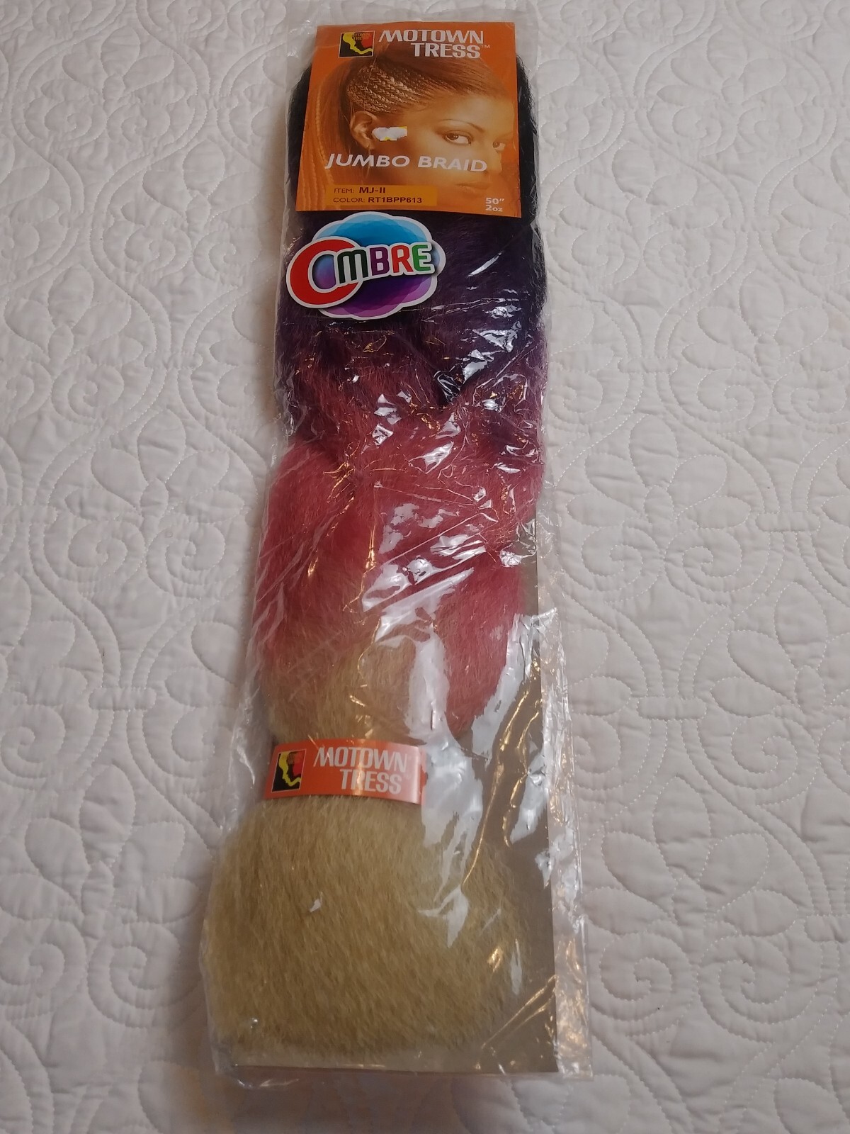 Motown Tress Jumbo Braid 50″ Ombre Color #613 Kanekalon