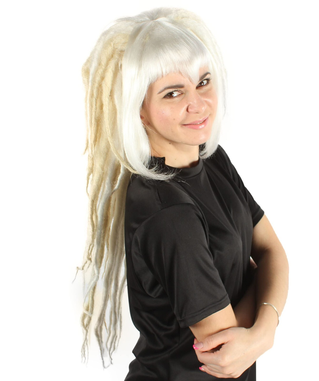Adult Women’s White Blonde Vampire Wig with Dreadlocks HW-7044