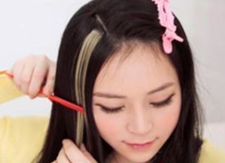 21″ 55cm Hair Highlights Hair Extensions Real hair Cosplay