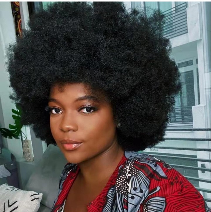 Short Afro Puff Wigs for Black Women Curly Kinky 70s Disco Bouncy Kane Kalon #3