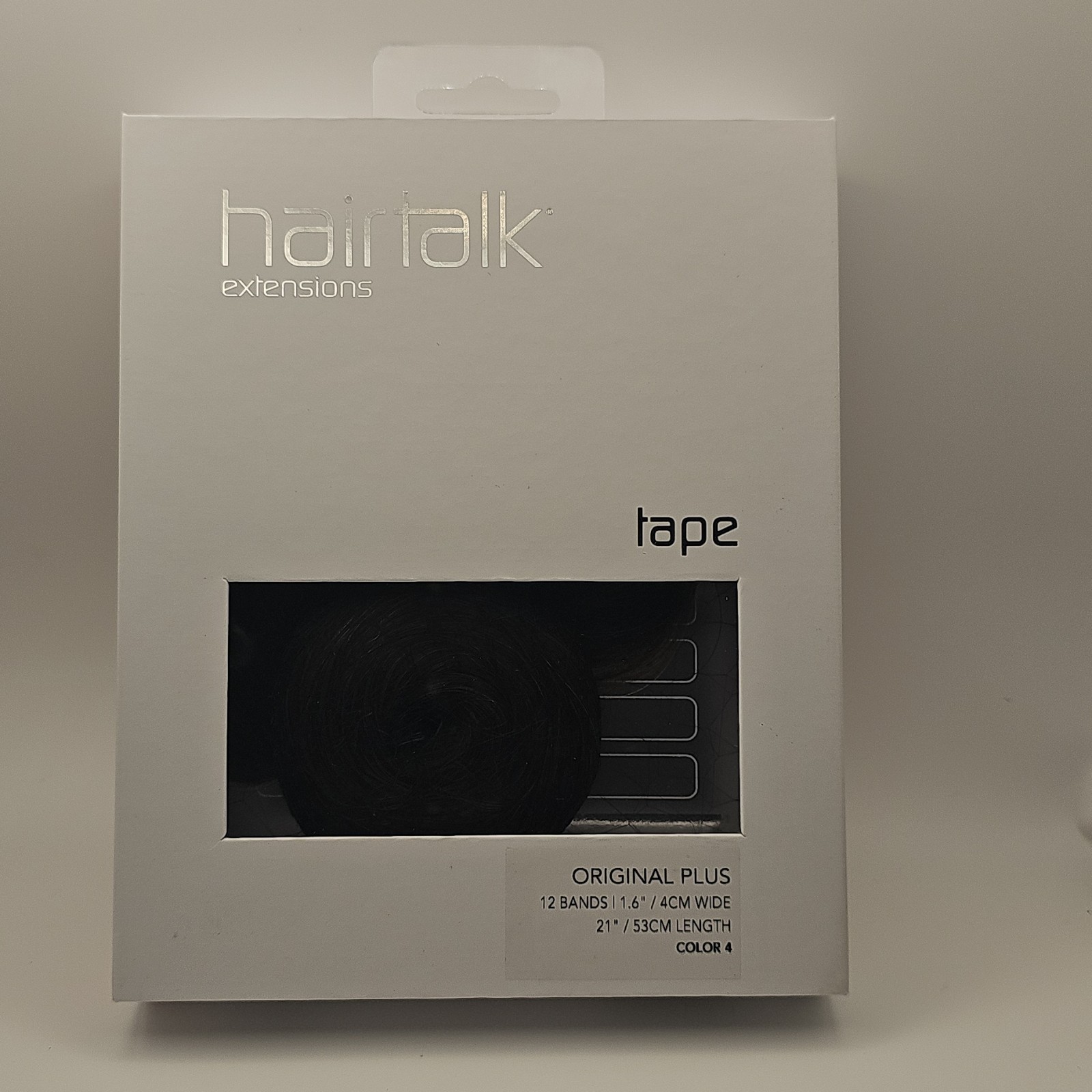 Hairtalk Extensions Tape-In 12 Bands 21″ / 53 cm Length color 4