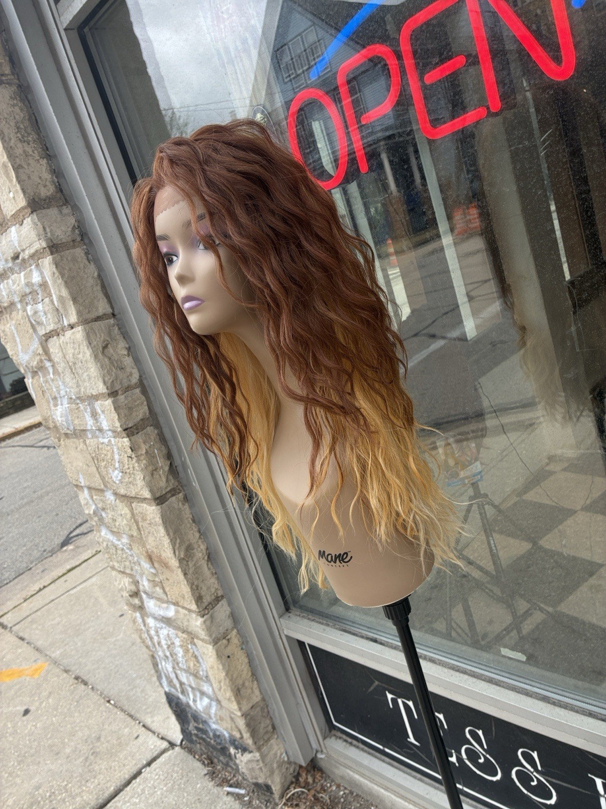 Free Part Swiss Lacefront Ombré Heat Resistant Wig Last One Available