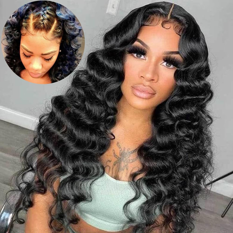 Qthair Loose Deep Wave Hd Lace Closure 10 18A Grade Braizlian Loose Deep Wave