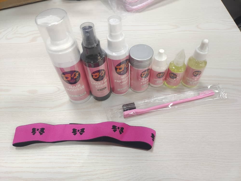 Double Take Wig & Extension Kit, 10 Attachments, Mousse, Heat Protectant, Oils