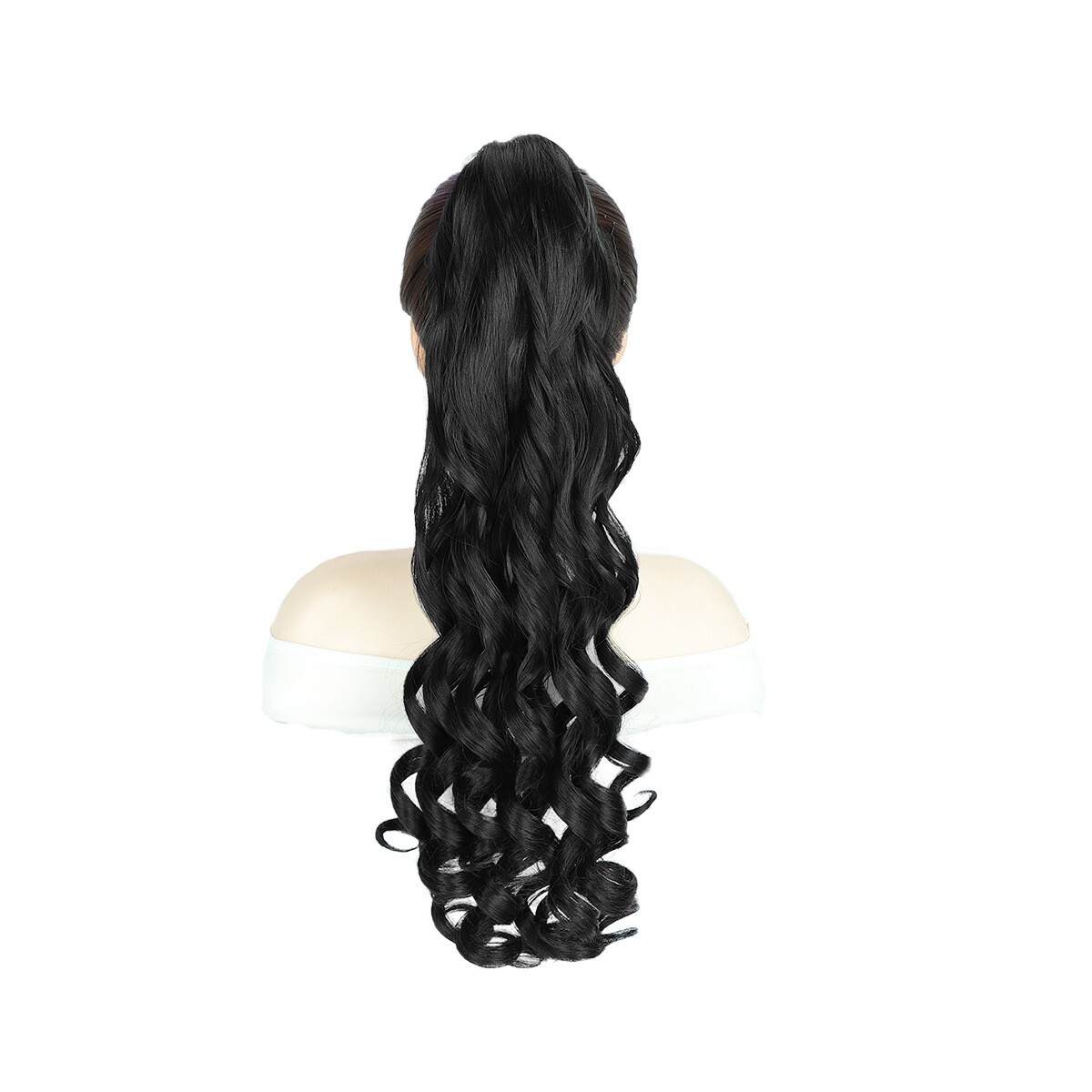 26″ Real Ponytail Claw Clip Hair Extension Pony Tail Thick Hairpiece in As Human