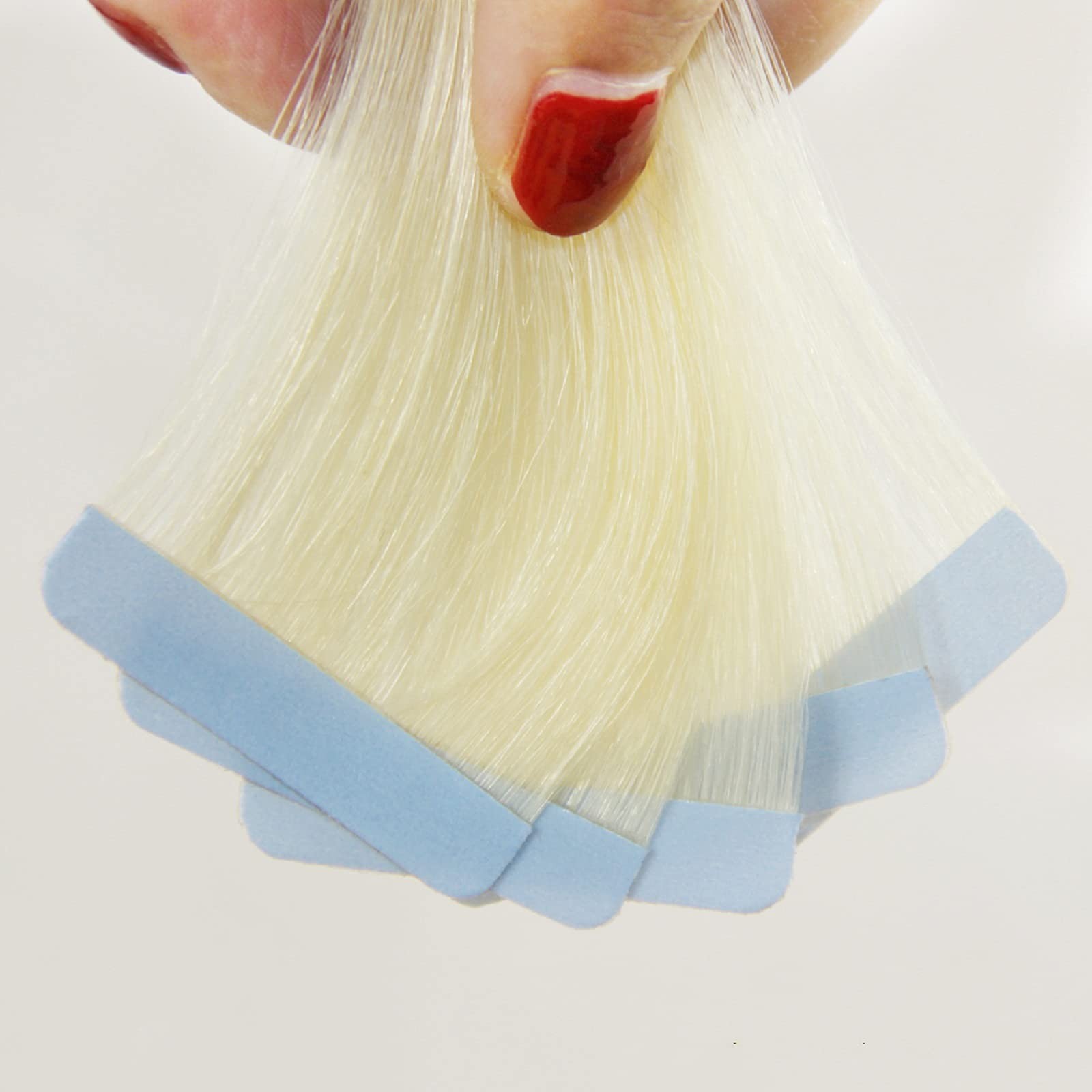 Double-Sided Hair Extension Tape Roll – Waterproof, Strong Hold, 36 Yards, Blue
