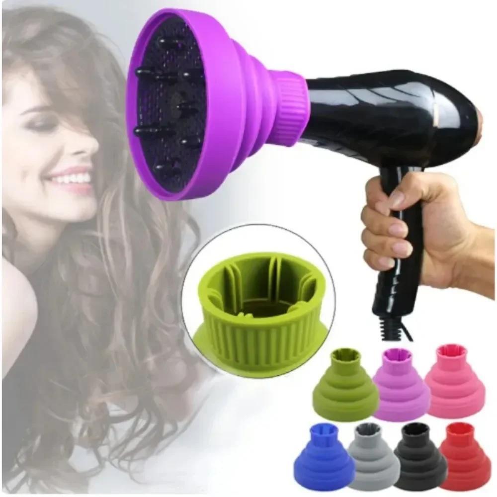 Universal Silicone Hair Curl Diffuser Cover for Drying, Styling, and Blower Tool