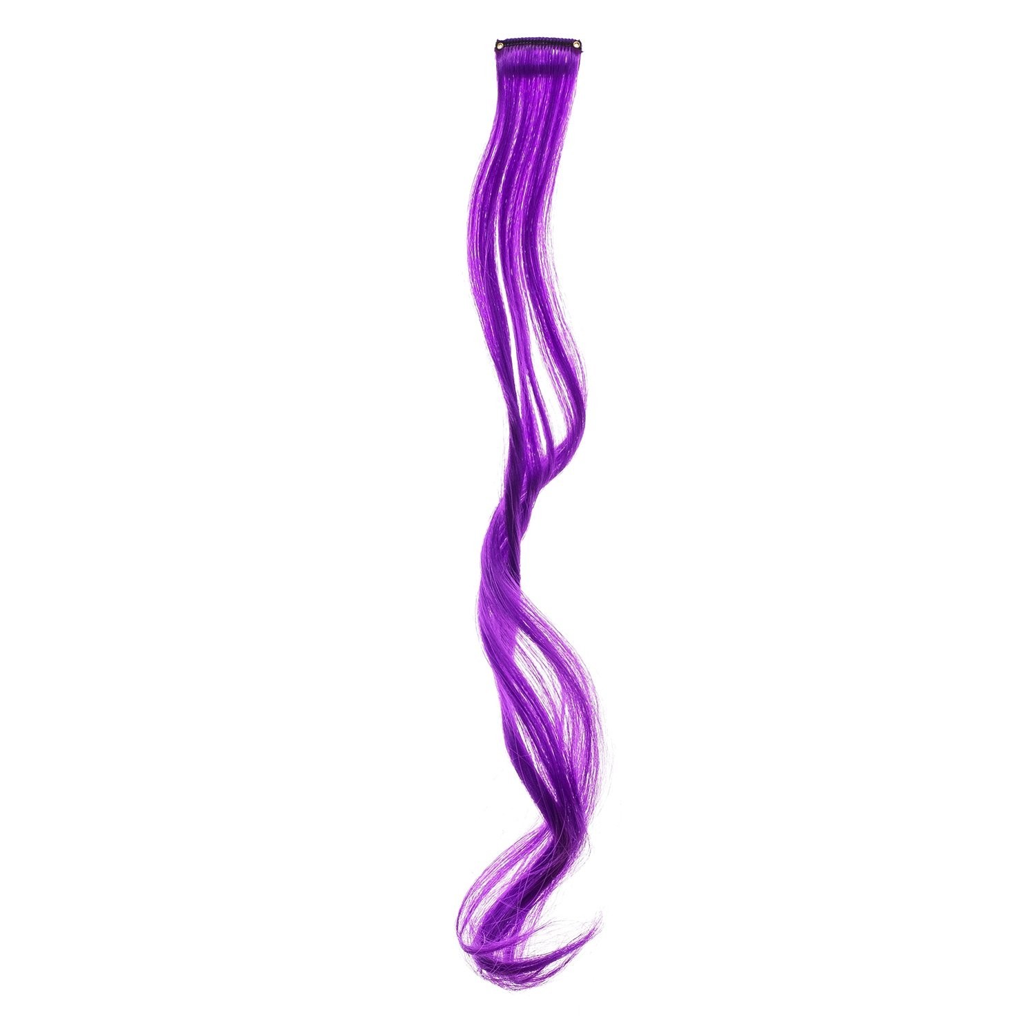 Colored Hair Extensions Clips Set 22 Pieces Multi Colors Wavy Curly Hairpieces
