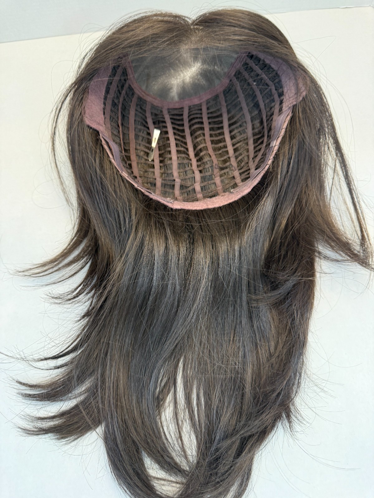 Custom Handmade Wig Brunette 15in Hair Cancer Alopecia Use