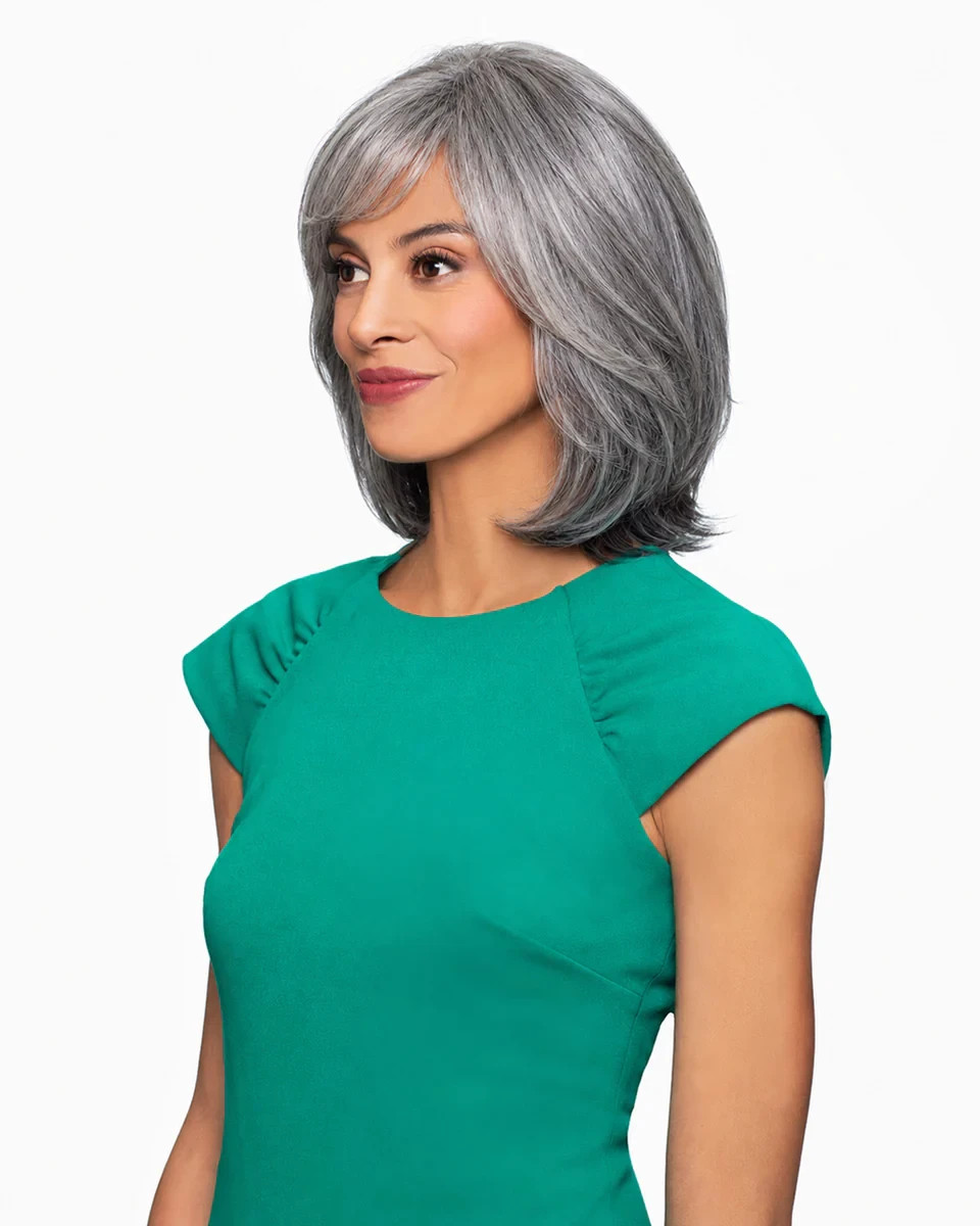 Foxy Silver MARIA, Straight, Layered, Shoulder-length, Synthetic Wig