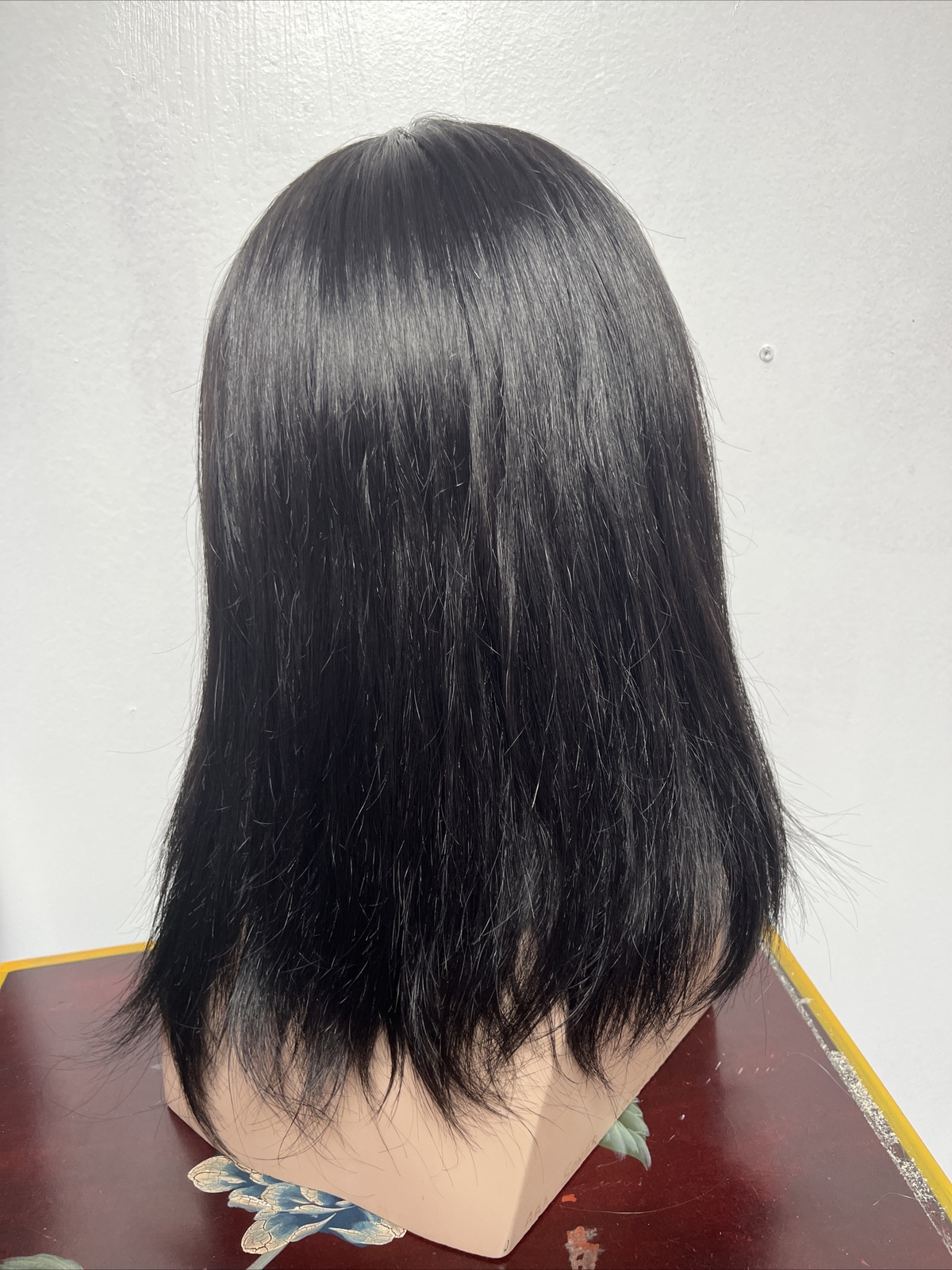 Authentic Bellami Jet Black Human Hair Lace Front Hand Tied Wig Long