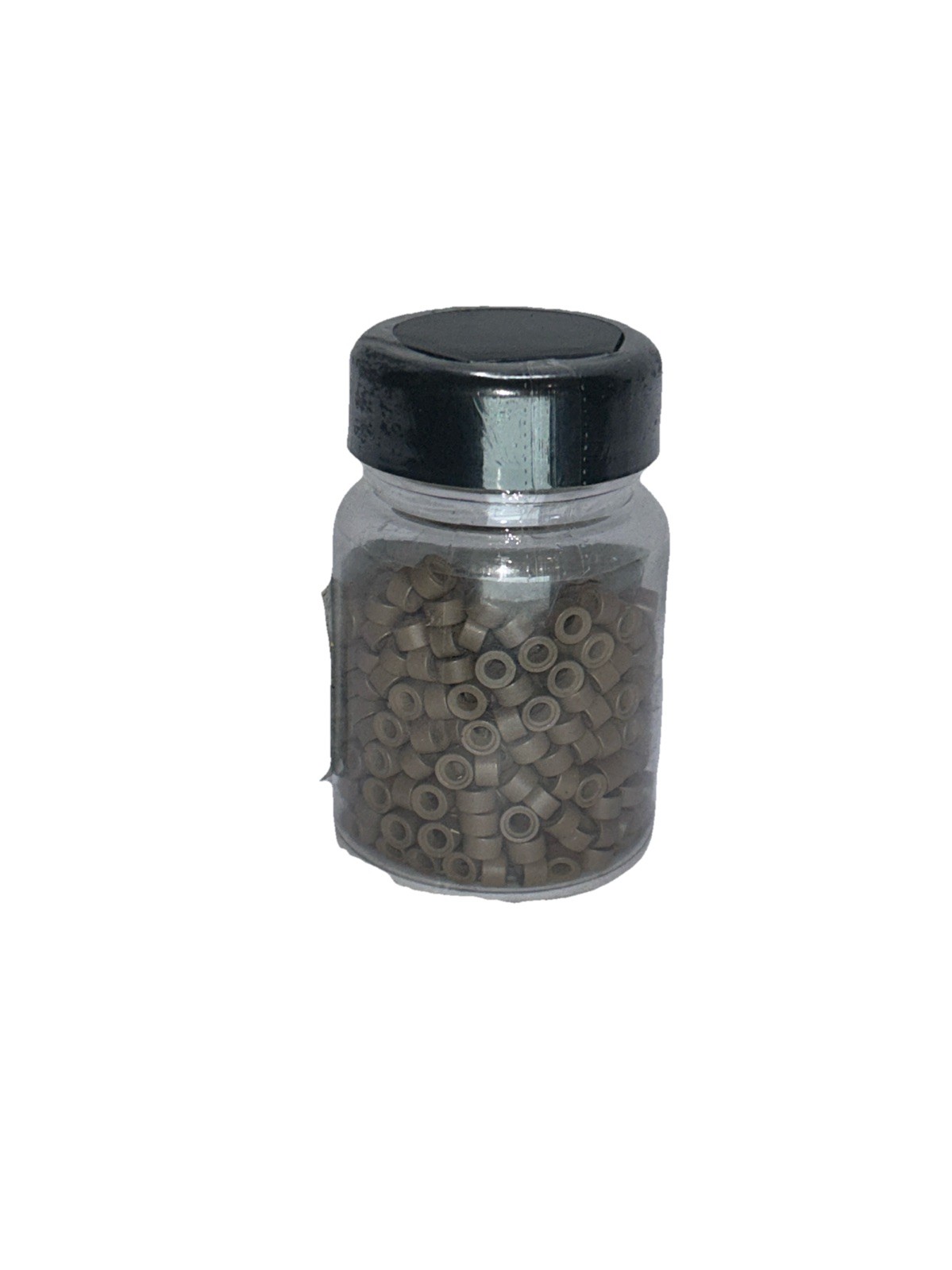 Bellami Professional Aluminum Beads Golden Brown Silicone Lined 500 Count