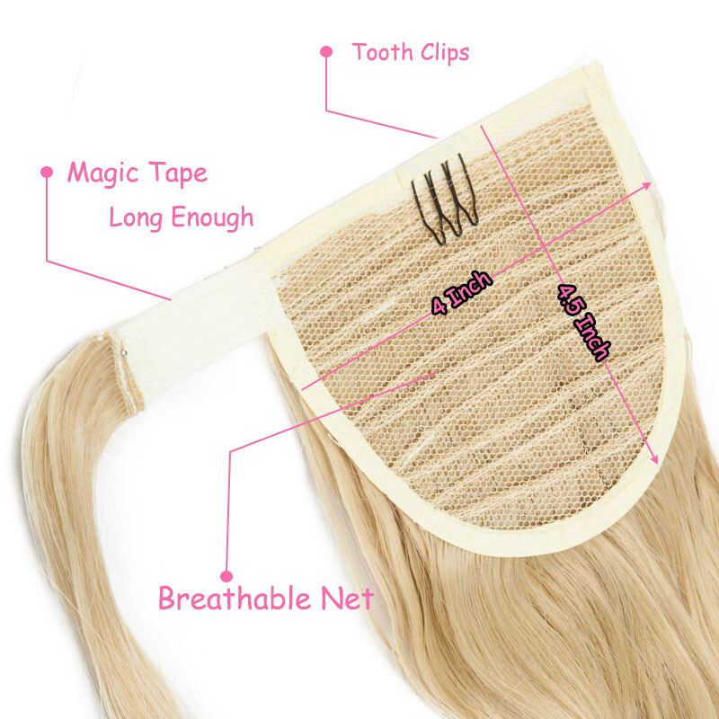 Ponytail Clip In As Human Pony Tail Hair Extension Real Long Thick Curly Wavy