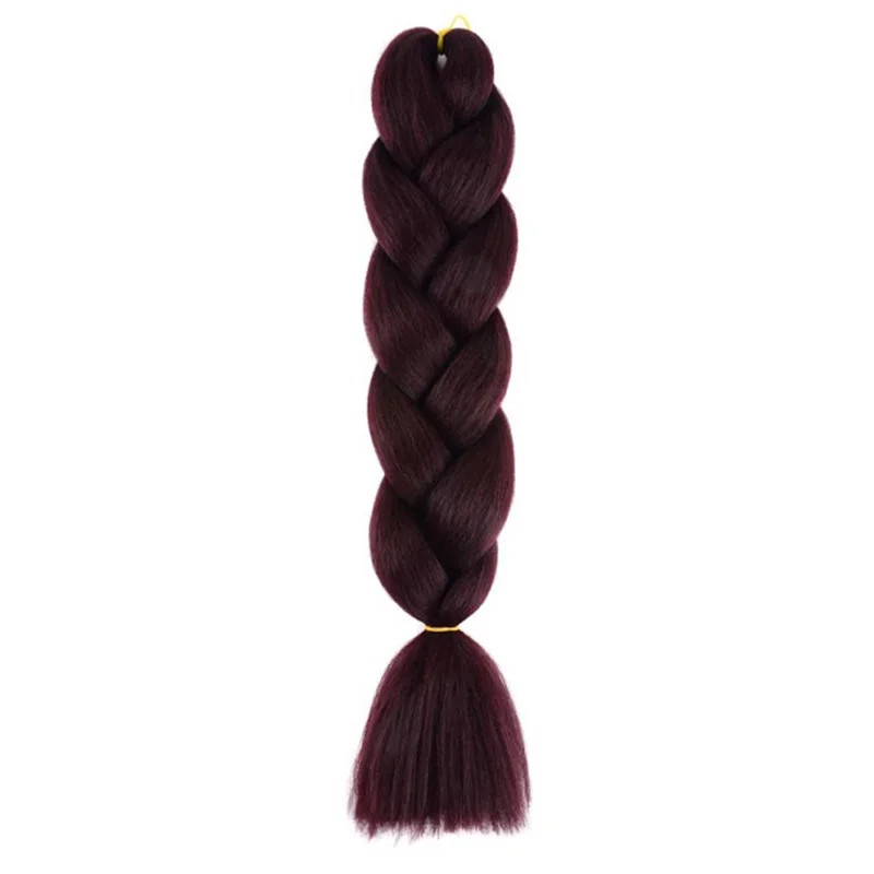 24Inch Synthetic Yaki Straight Braiding Hair Extensions for Women Dreadlocks