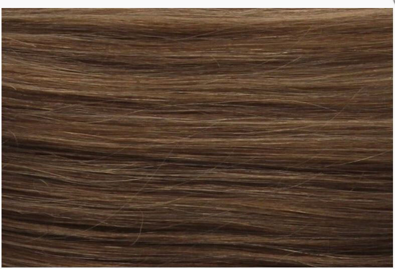 Long Synthetic Capless Curly Style Layered Cut Brown Color #8 Wig New