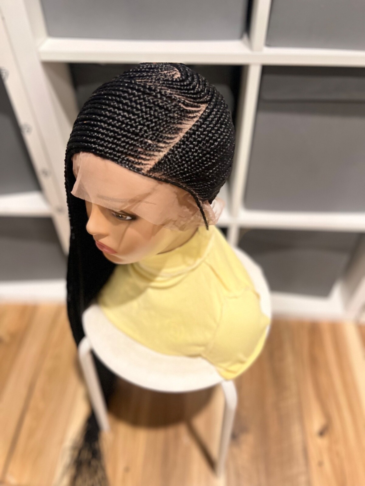 Braided Cornrow Wig. .made On A Full Lace Wig. Length Is 30inches long.