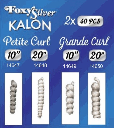 Foxy Silver Kalon SALT & PEPPER COLOR CROCHET SYNTHETIC BRAID