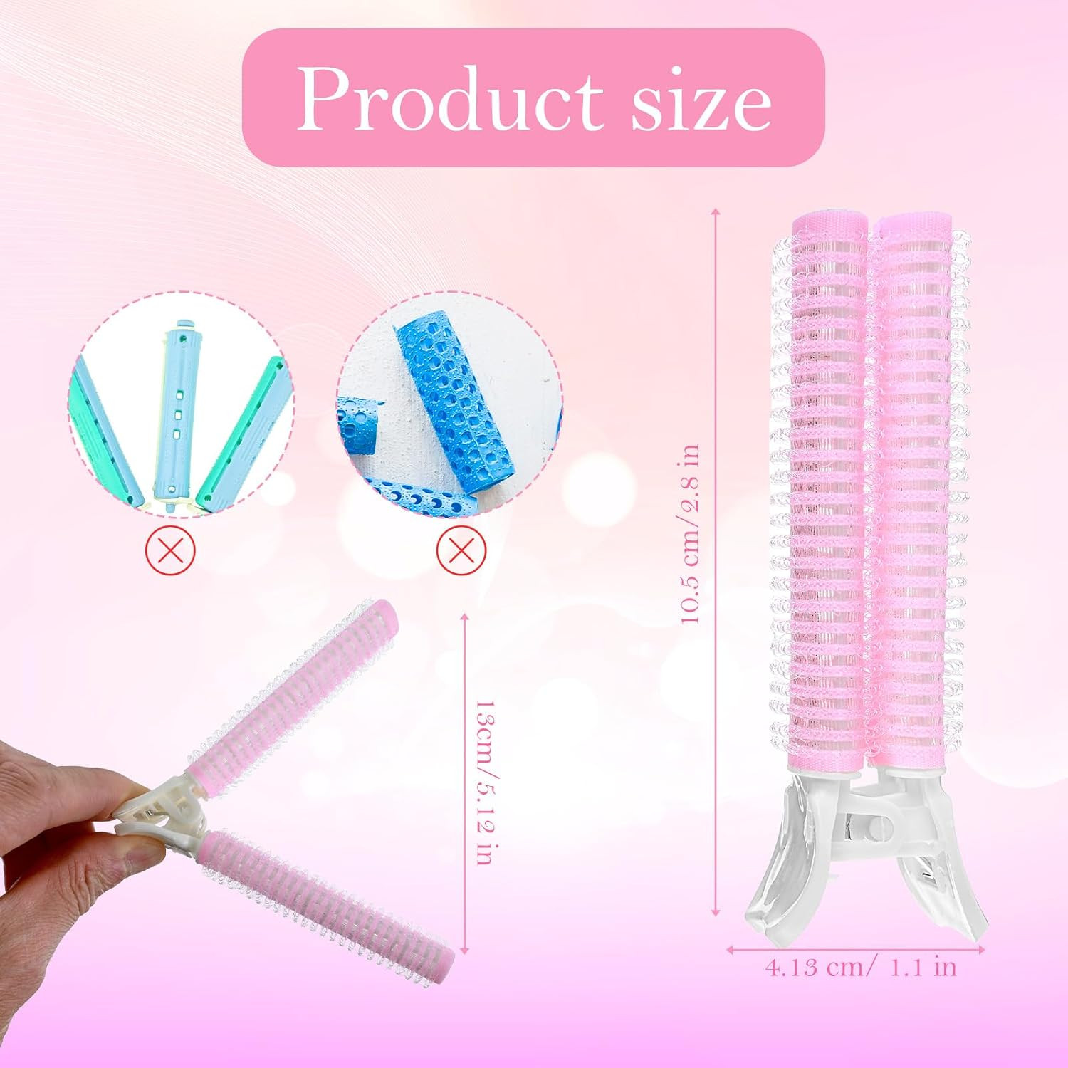 10Pcs Hair Root Clips for Volume,Volumizing Roller Clips, Portable Root Lifti…